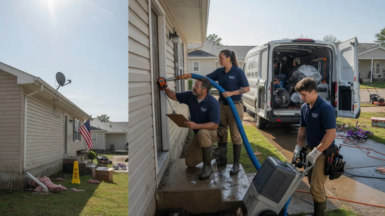 Ceiling Water Damage Restoration in Drifting, PA near me